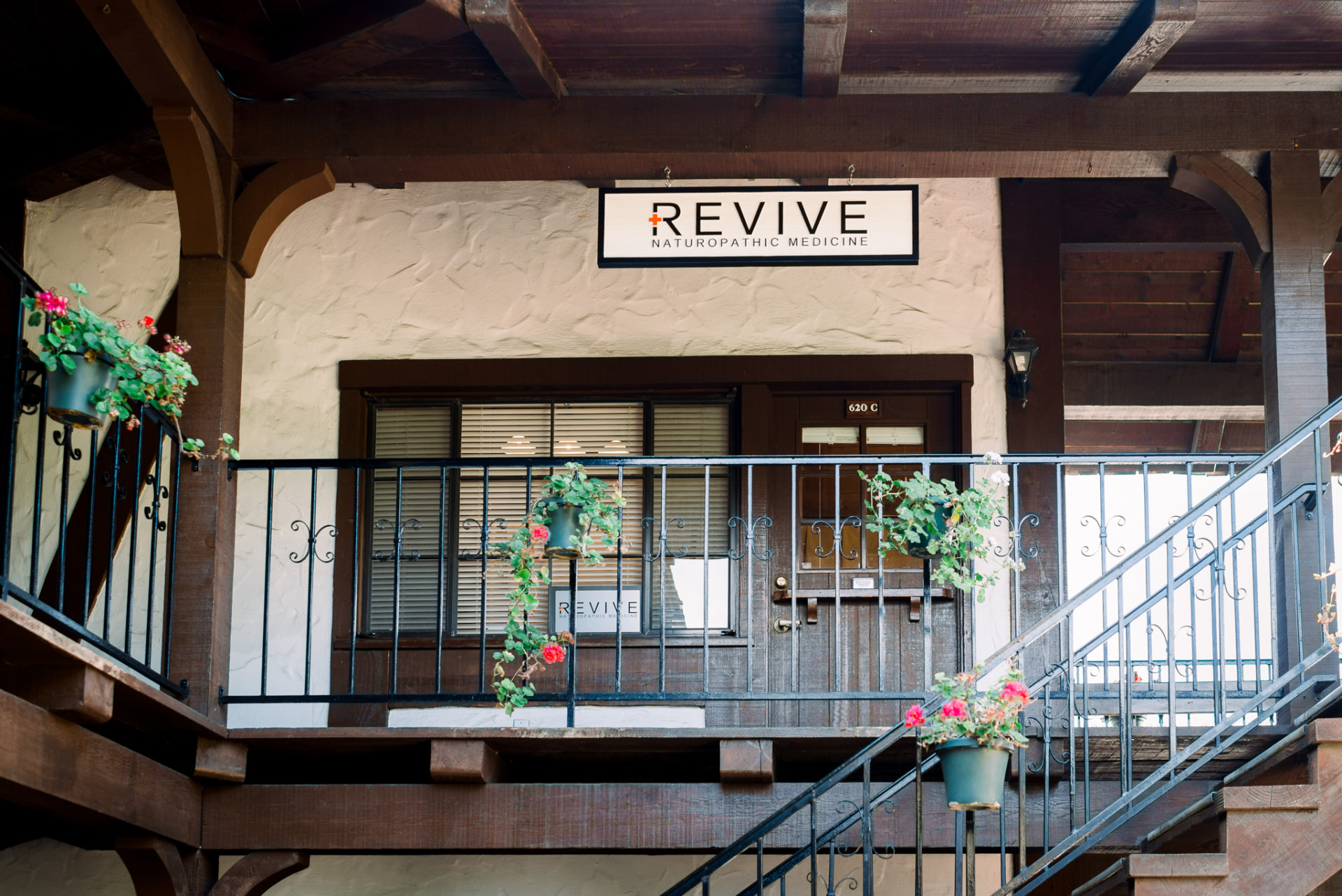 The entrance to the Revive Naturopathic Medicine office in Carlsbad